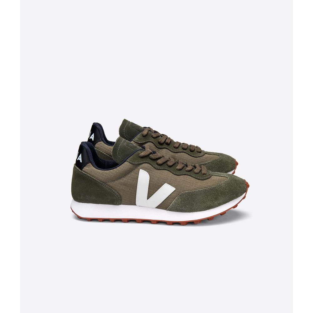 Veja RIO BRANCO RIPSTOP Women\'s Running Shoes Olive | NZ 428QMA